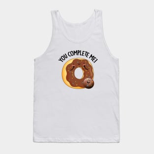 You Complete Me Cute Food Donut Pun Tank Top